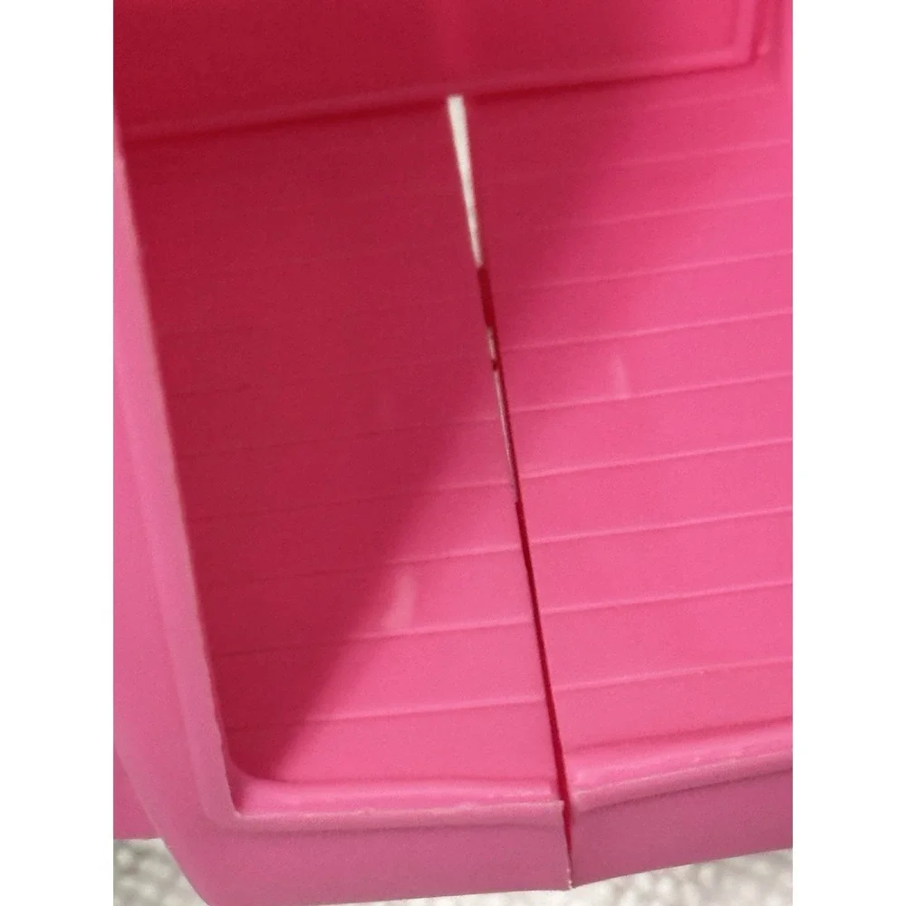 Vintage Barbie Pink Grandfather Clock Filigree Heart Replacement Piece 0874D2